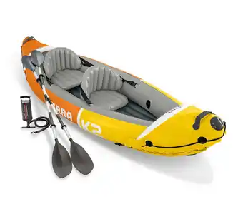 Walmart Intex sierra k2 inflatable kayak with oars and hand pump offer