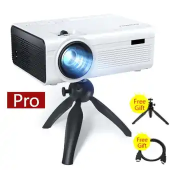 Walmart Crosstour mini portable lcd projector without bluetooth, full hd 1080p and 176 display supported, control tripod included offer