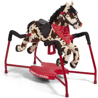 Walmart Radio flyer, freckles interactive spring horse, ride-on for kids offer