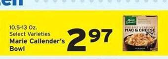 Weis Markets Marie callender's bowl offer