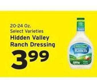 Weis Markets Hidden valley ranch dressing offer