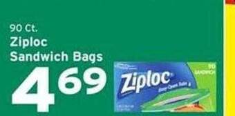 Weis Markets Ziploc sandwich bags offer