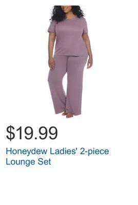 Costco Honeydew ladies' 2-piece lounge set offer