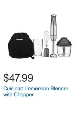 Costco Cuisinart immersion blender with chopper offer