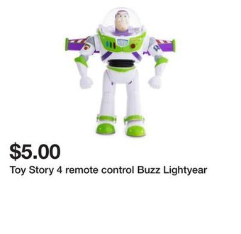 Five Below Toy story 4 remote control buzz lightyear offer