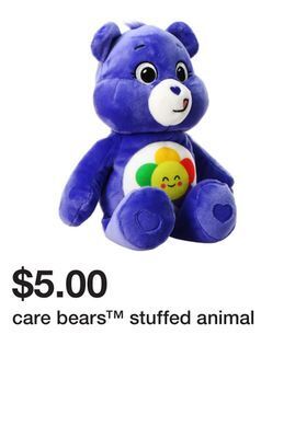 Five Below Care bears™ stuffed animal offer