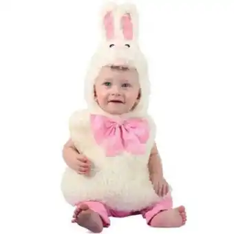 Baby gingham bunny costume