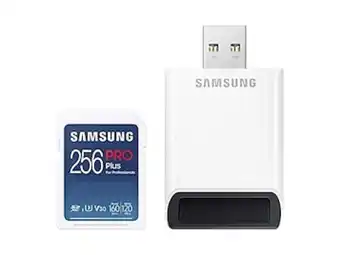 Samsung Pro plus + reader full size sdxc card 256gb offer