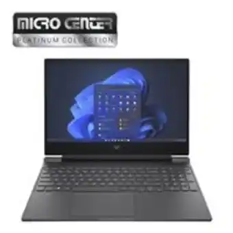 Micro Center Victus 15-fb0121nr 15.6" gaming laptop computer platinum collection - silver offer