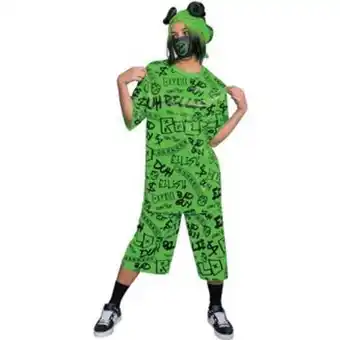 Adult green billie eilish costume