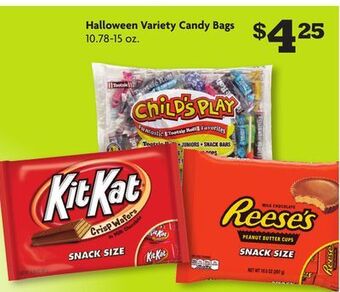 Family Dollar Halloween variety candy bags offer