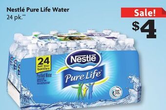 Family Dollar Nestlé pure life water offer