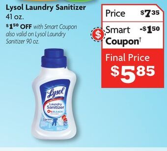 Family Dollar Lysol laundry sanitizer offer
