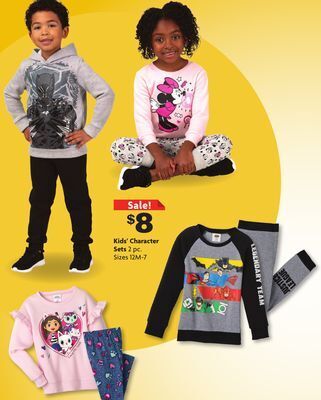 Family Dollar Kids' character sets offer