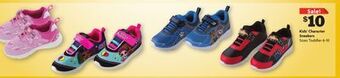 Family Dollar Kids' character sneakers offer