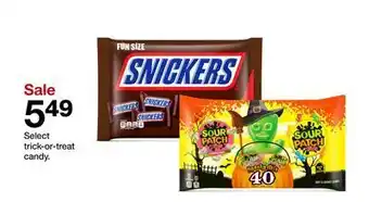 Target Select trick-or-treat candy offer