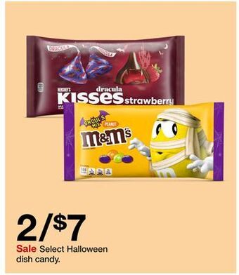 Target Halloween dish candy offer