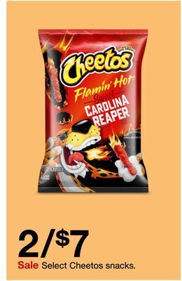 Target Select cheetos snacks offer