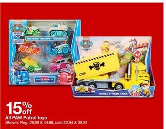 Target All paw patrol toys offer