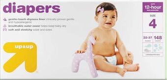 Target Up & up™ 148-ct. giant-pack diapers offer