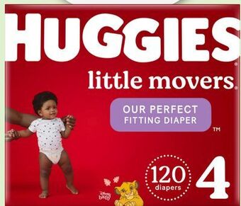 Target Huggies little movers 120-ct. diapers offer