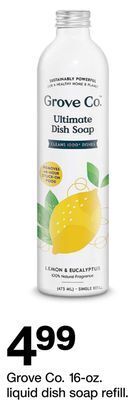Target Grove co. 16-oz. liquid dish soap refill offer