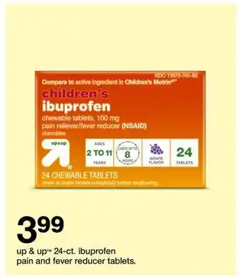 Target Up & up™ 24-ct. ibuprofen pain and fever reducer tablets offer