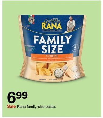 Target Rana family-size pasta offer