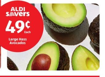 Aldi Large hass avocados offer