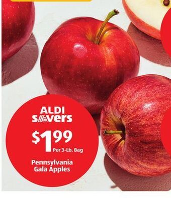 Aldi Pennsylvania gala apples offer
