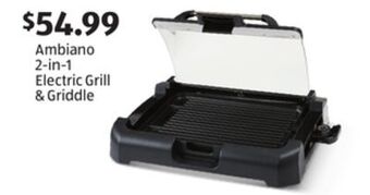 Aldi Ambiano 2-in-1 electric grill & griddle offer
