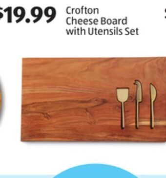 Aldi Crofton cheese board with utensils set offer