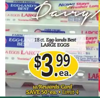 Dearborn Market Best large eggs offer