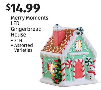 Aldi Merry moments led gingerbread house offer