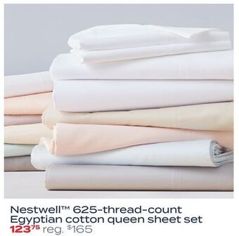 Bed Bath & Beyond Nestwell™ egyptian cotton sateen 625-thread-count sheet set offer