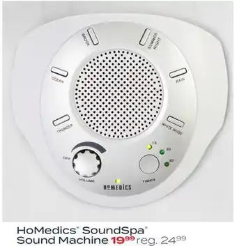 Bed Bath & Beyond Homedics® soundspa® sound machine offer