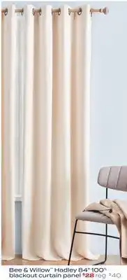Bee & willow™ hadley 95-inch 100% blackout curtain panel
