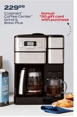Bed Bath & Beyond Cuisinart® coffee center™ grind & brew plus in brushed stainless steel offer