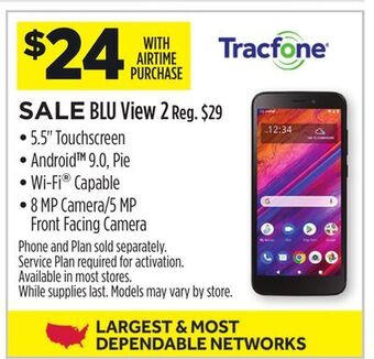 Dollar General Tracfone blu view 2 offer