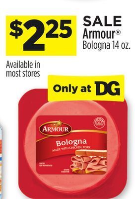 Dollar General Armour® bologna offer