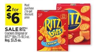 Dollar General Ritz® crackers original or ritz® bits offer