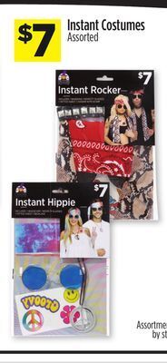 Dollar General Instant costumes offer