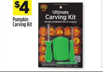 Dollar General Pumpkin carving kit offer