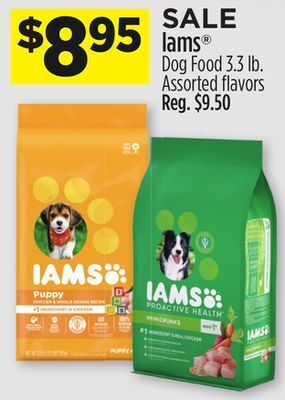 Dollar General Iams® dog food offer