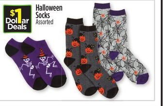 Dollar General Halloween socks offer