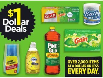 Dollar General Assorted cleaning products offer