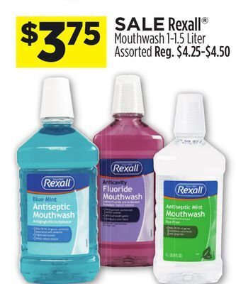 Dollar General Rexall® mouthwash offer