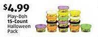 Aldi Play-doh 15-count halloween pack offer