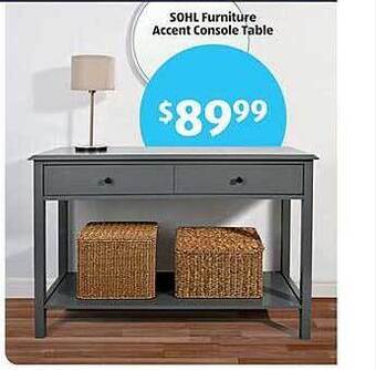 Aldi Sohl furniture accent console table offer