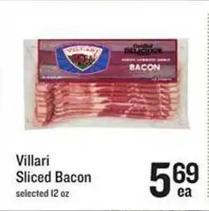 Lowes Foods Villari sliced bacon offer